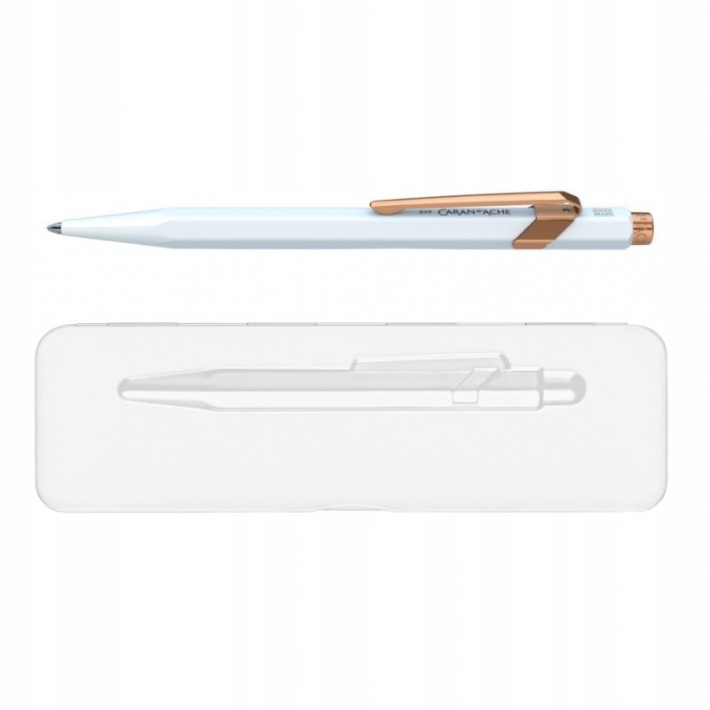 Długopis CARAN D'ACHE 849 biały GT