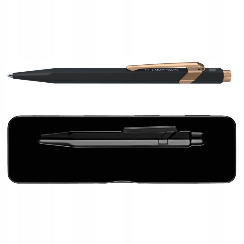 Długopis CARAN D'ACHE 849 czarny mat GT
