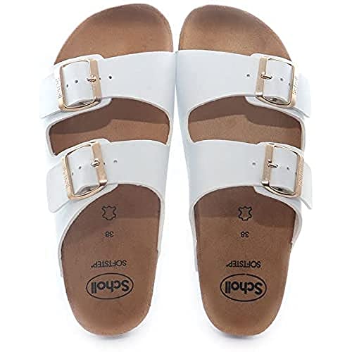 Scholl Josephine, sandały damskie, białe, 40 EU, biały//lt vltge cherry/, 40 EU