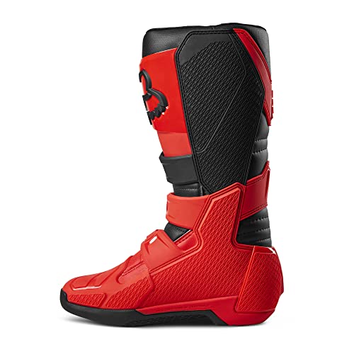 FOX RACING Comp, Buty motocyklowe Unisex-Dorosły, Czerwony Fluo, 43 EU, Czerwony Fluo, 43 EU
