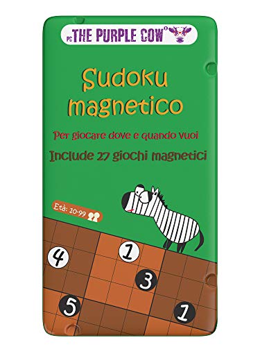 Purple Cow - Sudoku Magnetyczna Gra, Zielony, 7290016026962