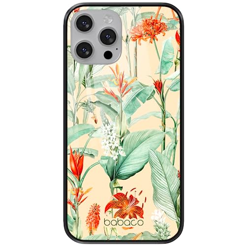 ERT GROUP etui na telefon Apple Iphone 13, case oryginalny i oficjalnie licencjonowany przez Babaco, wzór Flowers 048, wykonany z hartowanego szkła, etui ochronne