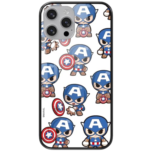 ERT GROUP etui na telefon Apple Iphone 13 MINI, case oryginalny i oficjalnie licencjonowany przez Marvel, wzór Captain America 029, wykonany z hartowanego szkła, etui ochronne