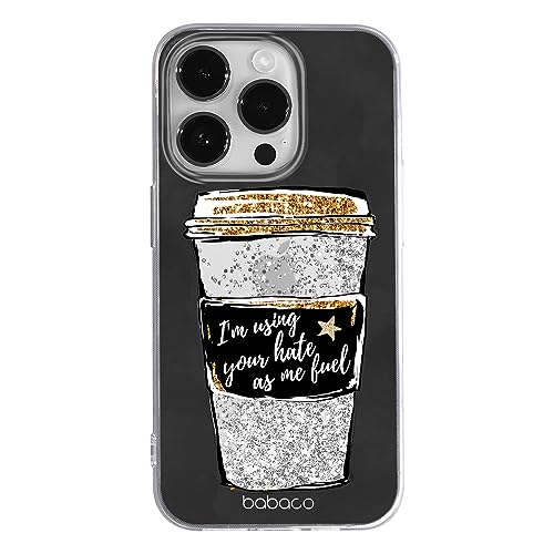 ERT GROUP etui na telefon Apple Iphone 14 PRO, case oryginalny i oficjalnie licencjonowany przez Babaco, wzór Fashion 004, optymalnie dopasowane, z efektem płynnego brokatu