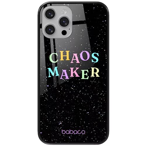 ERT GROUP etui na telefon Apple Iphone 13 MINI, case oryginalny i oficjalnie licencjonowany przez Babaco, wzór Chaos maker 002, wykonany z hartowanego szkła, etui ochronne