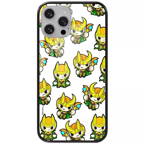 ERT GROUP etui na telefon Apple Iphone 13 MINI, case oryginalny i oficjalnie licencjonowany przez Marvel, wzór Loki 003, wykonany z hartowanego szkła, etui ochronne