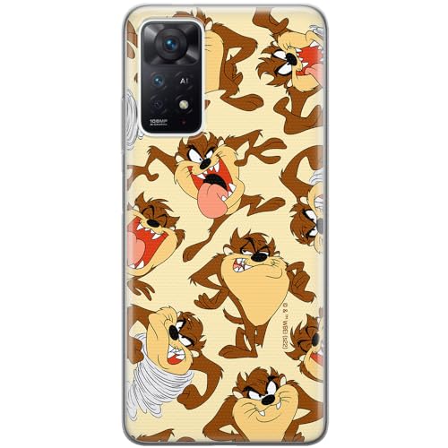 ERT GROUP etui na telefon Xiaomi REDMI NOTE 11 PRO 5G/ 11 PRO 4G/ 11 PRO Plus 5G, case oryginalny i oficjalnie licencjonowany przez Looney Tunes, wzór Tasmanian 005, częściowo przeźroczyste