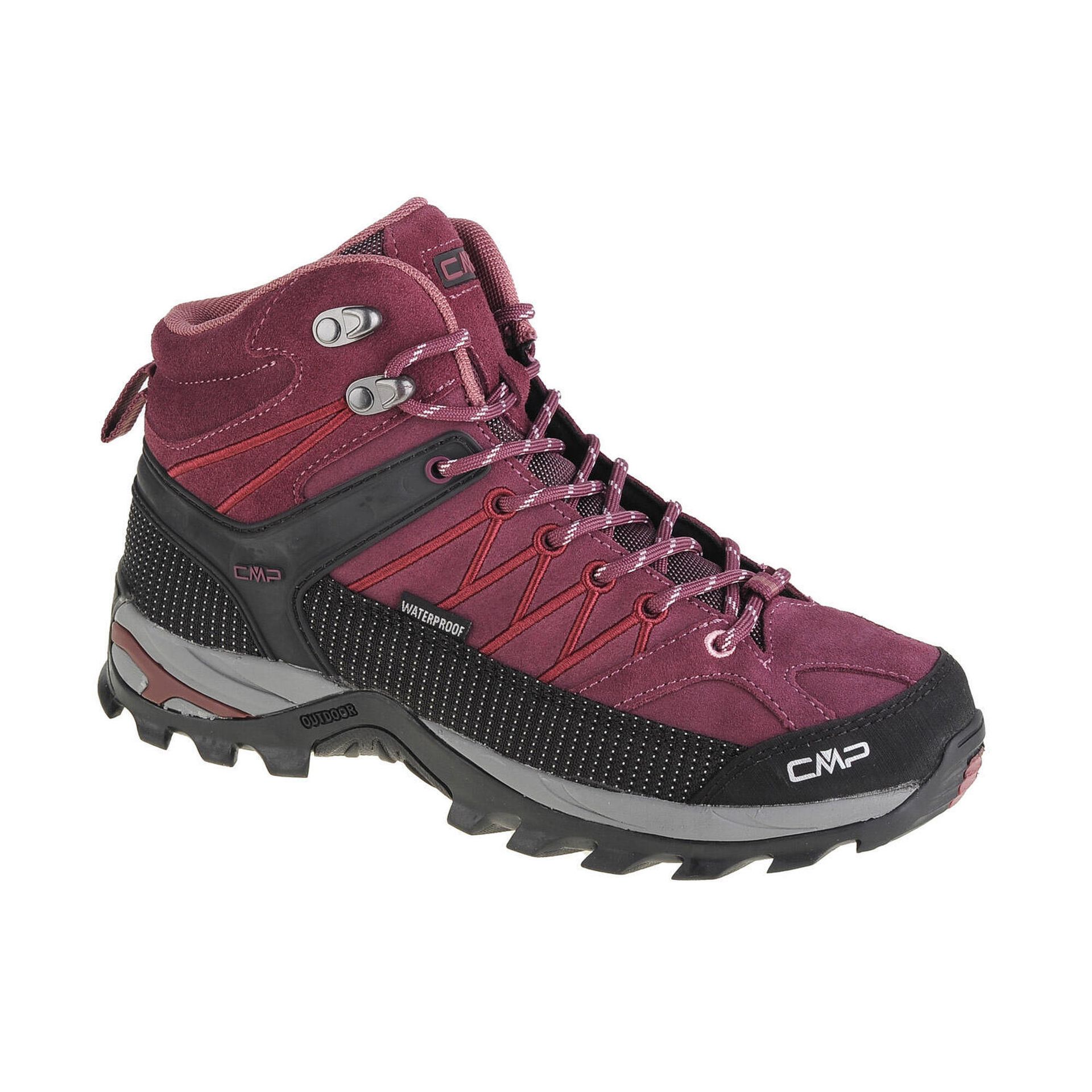 CMP Damskie buty trekkingowe Rigel Mid Wmn Wp Walking Shoe, Prugna, 36 EU, PRUGNA, 36 EU