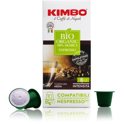 Kimbo Espresso Bio 10 kapsułek Nespresso KIM.NESPR.BIO.10