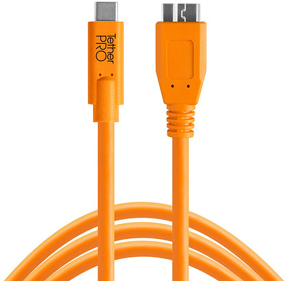 Zestaw TetherBoost Pro USB-C - Micro-B pomarańczowy - 9,4m -  Raty
