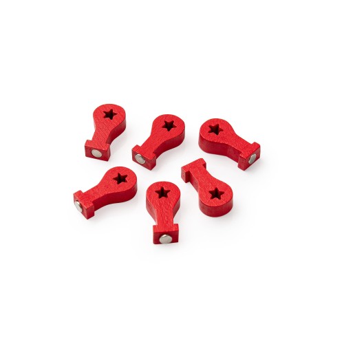 Magnesy ozdobne lokalizacyjne - 6 sztuk