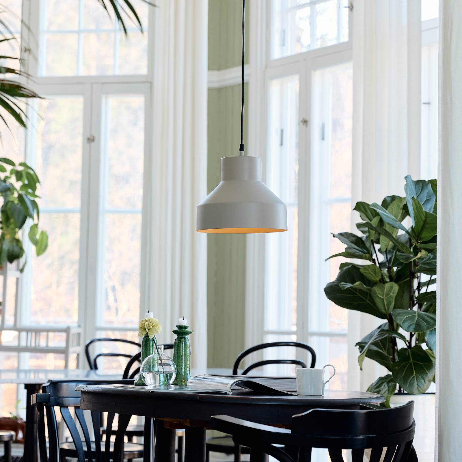 PR Home Solo żyrandol Ø 26 cm beż matowy