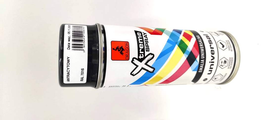 Dragon Emalia Uniwersalna W Aerozolu 400Ml Antracytowy Ral 7016