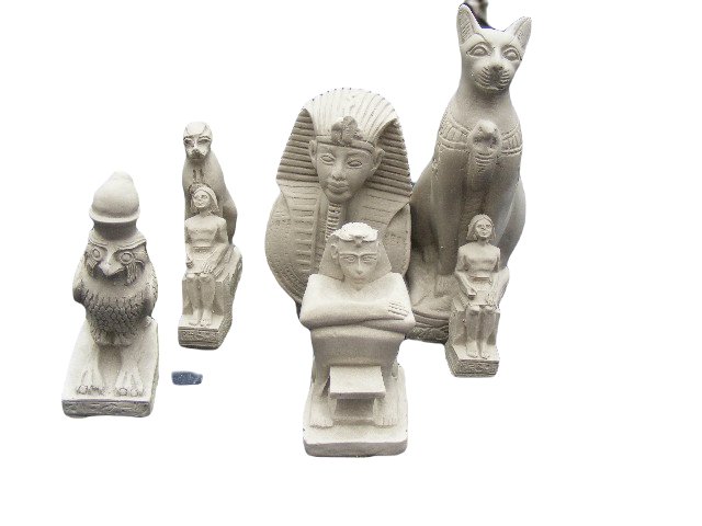 Siedem figurek egipskich