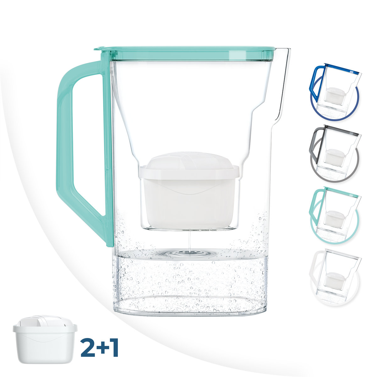 DZBANEK FILTRUJĄCY WESSPER 2,7L + 3X FILTR AQUAMAX