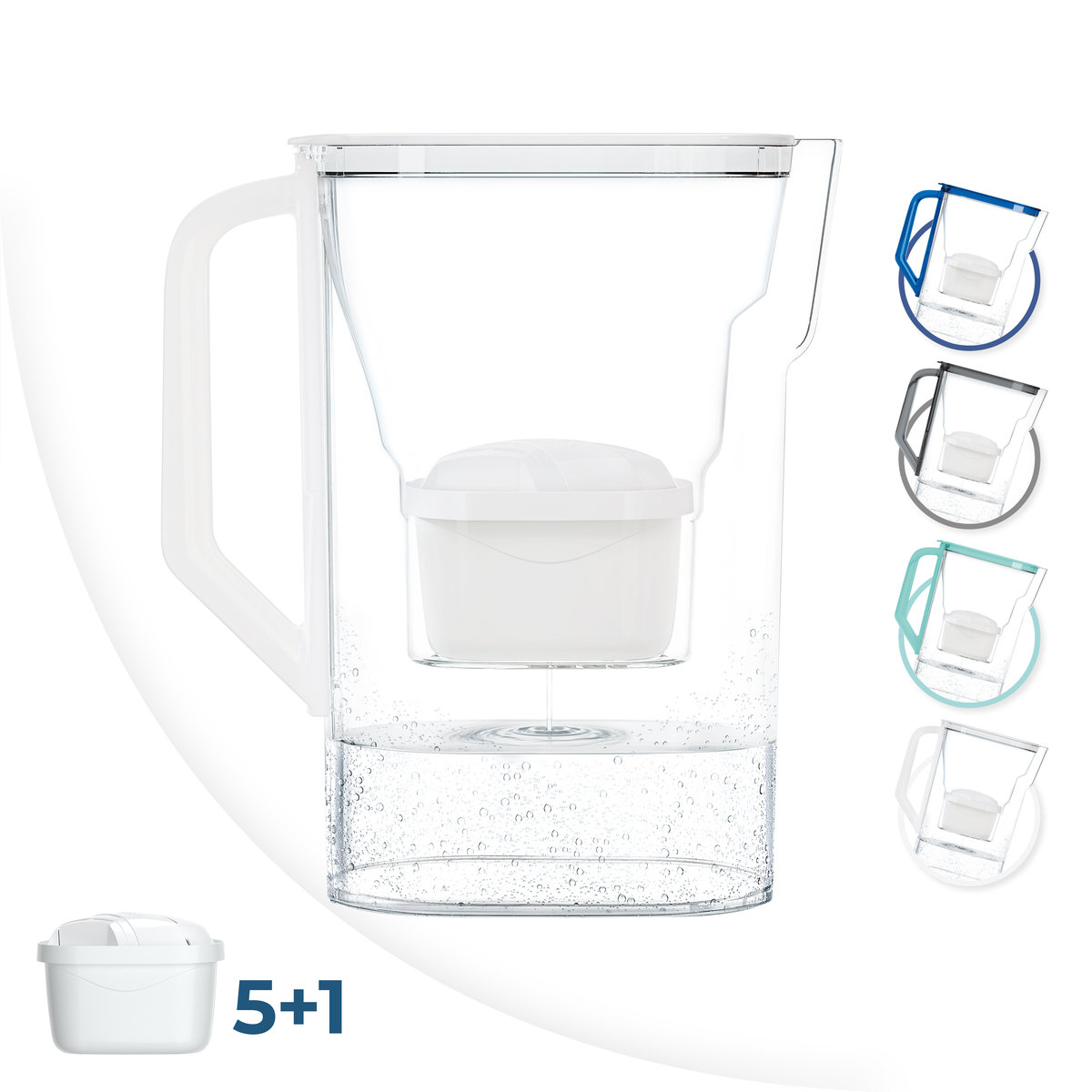 DZBANEK FILTRUJĄCY WESSPER 2,7L + 6X FILTR AQUAMAX