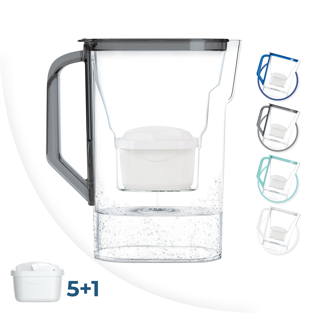 DZBANEK FILTRUJĄCY WESSPER 2,7L + 6X FILTR AQUAMAX