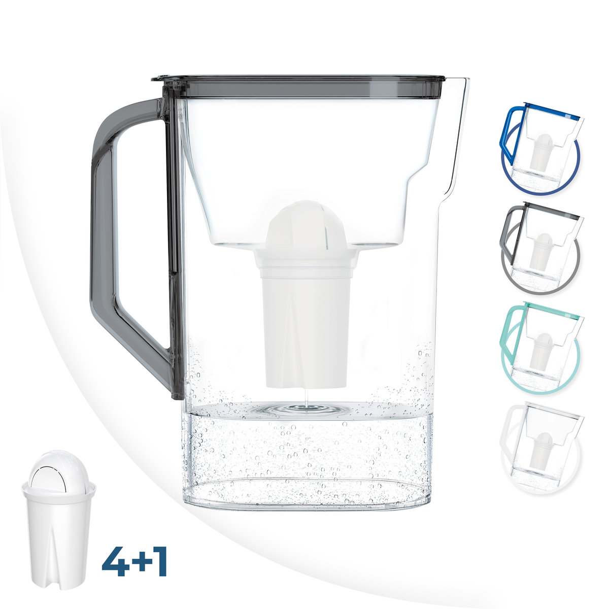 DZBANEK FILTRUJĄCY WODĘ 2,7L + 5X FILTR WESSPER