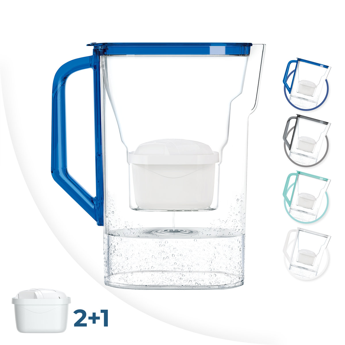 DZBANEK FILTRUJĄCY WESSPER 2,7L + 3X FILTR AQUAMAX