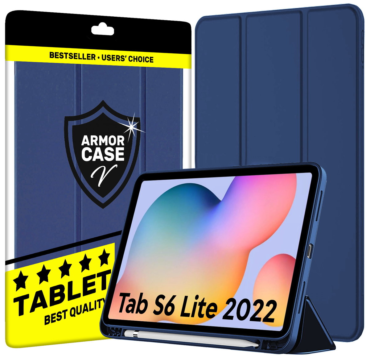 ETUI do SAMSUNG GALAXY TAB S6 LITE 10.4 SM-P613 GRANATOWY