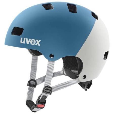 UVEX Kid 3 CC Helmet Kids, niebieski/szary 51-55cm 2022 Kaski dla dzieci S4149721315