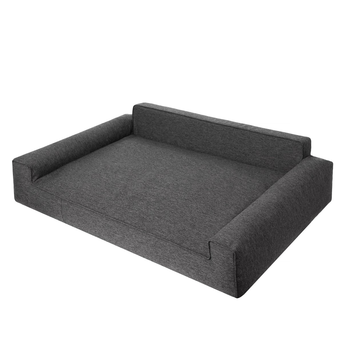 Legowisko Glamour Nowy Megan  tapicerowane dla psa Kanapa mała L 78x53 Czarny