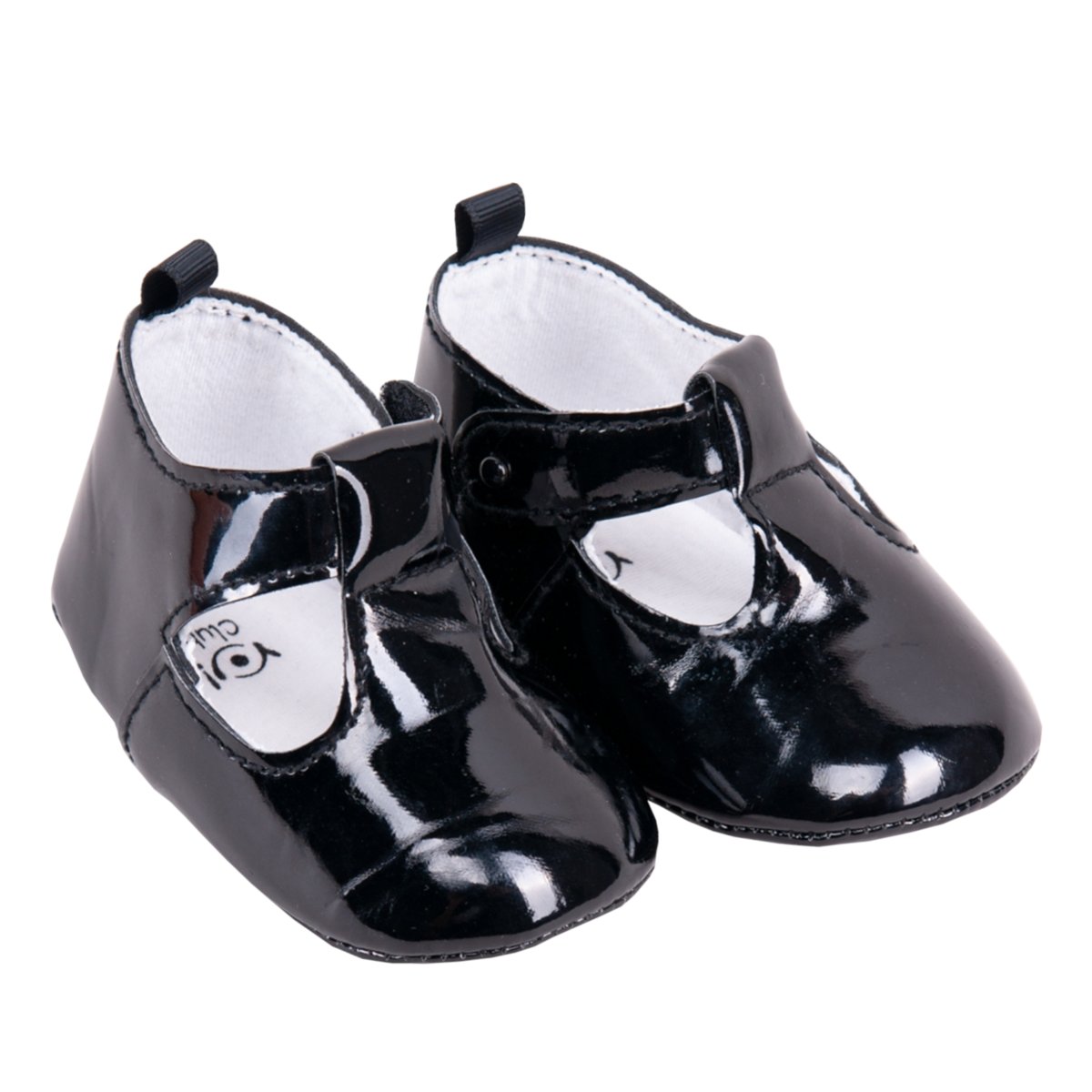 Buciki wizytowe chłopięce sandałki  czarne YOCLUB