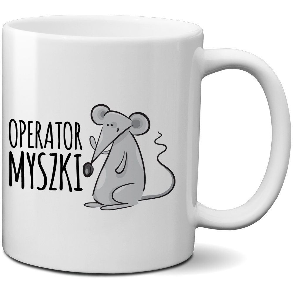 Kubek z nadrukiem - operator myszki