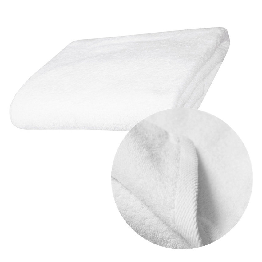 Ręcznik hotelowy Classic Diagonal 400g/m2 Biały 70x140 cm