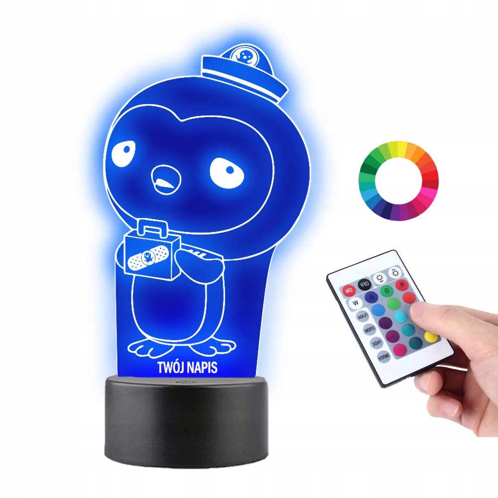 Lampka na Biurko Statuetka Led Oktonauci Pinio