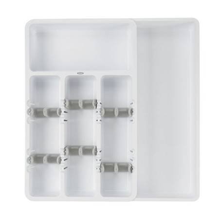 OXO-Organizer regulowany na sztućce białyGoodGrips one size