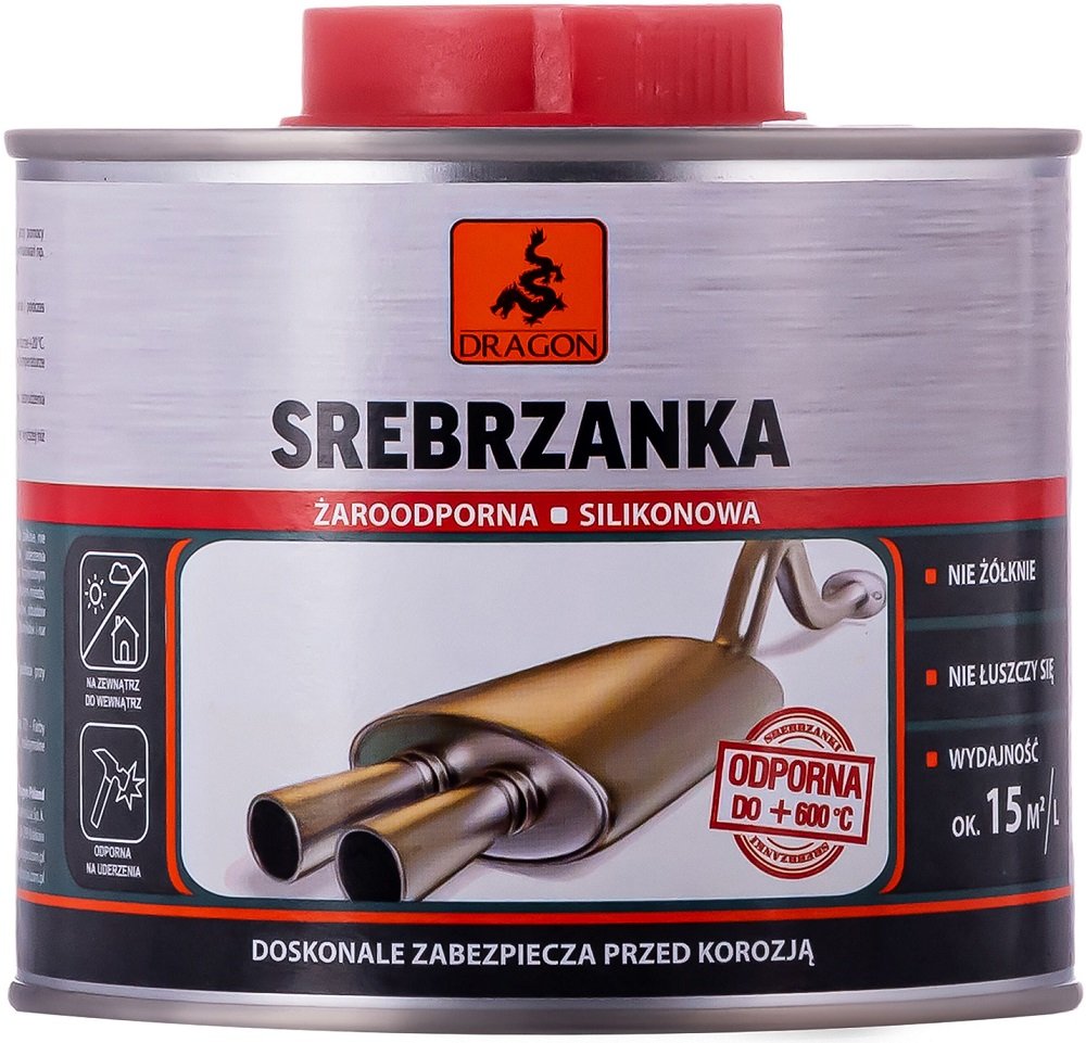 Dragon Srebrzanka żaroodporna Silżar 500 ml