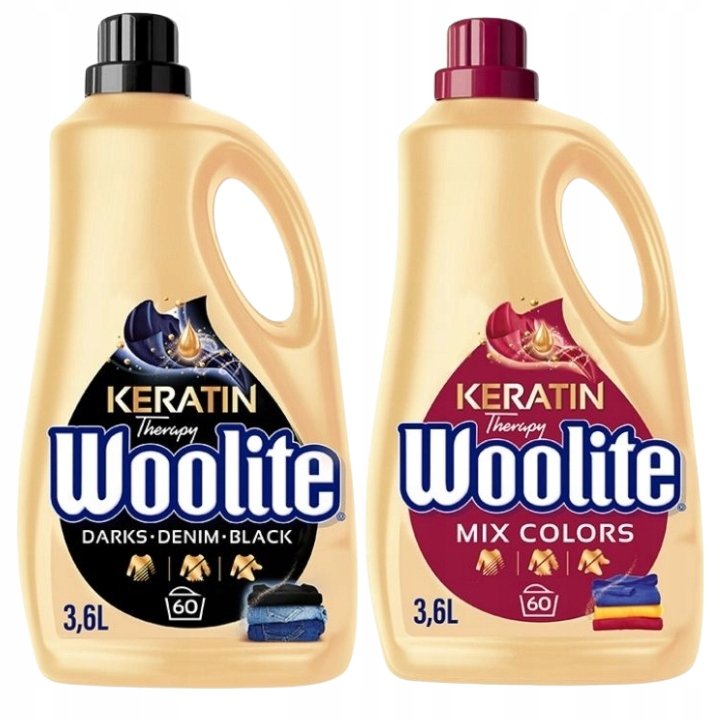 Woolite Black + Color Płyn do Prania 2x3,6l 120 prań