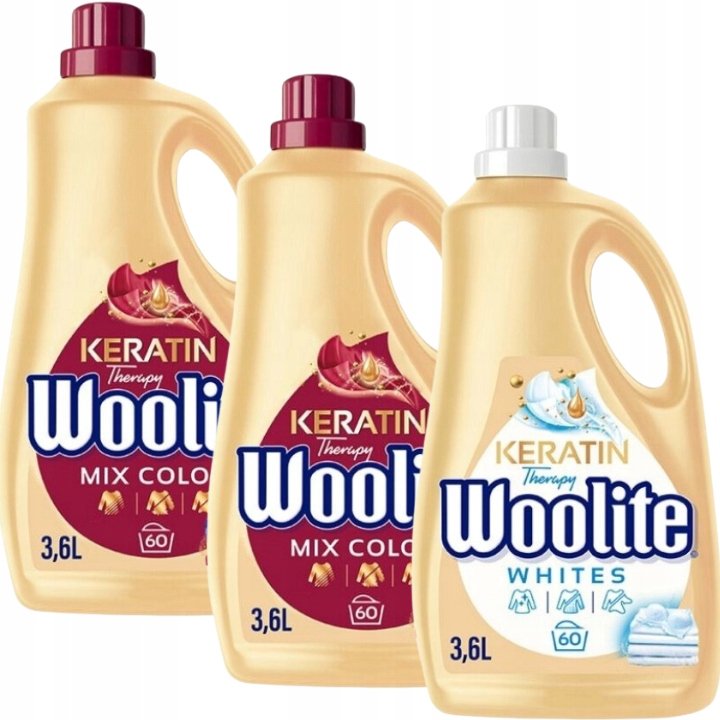 Woolite Płyn Do Prania Bieli I Koloru 3X3,6L 180 Prań