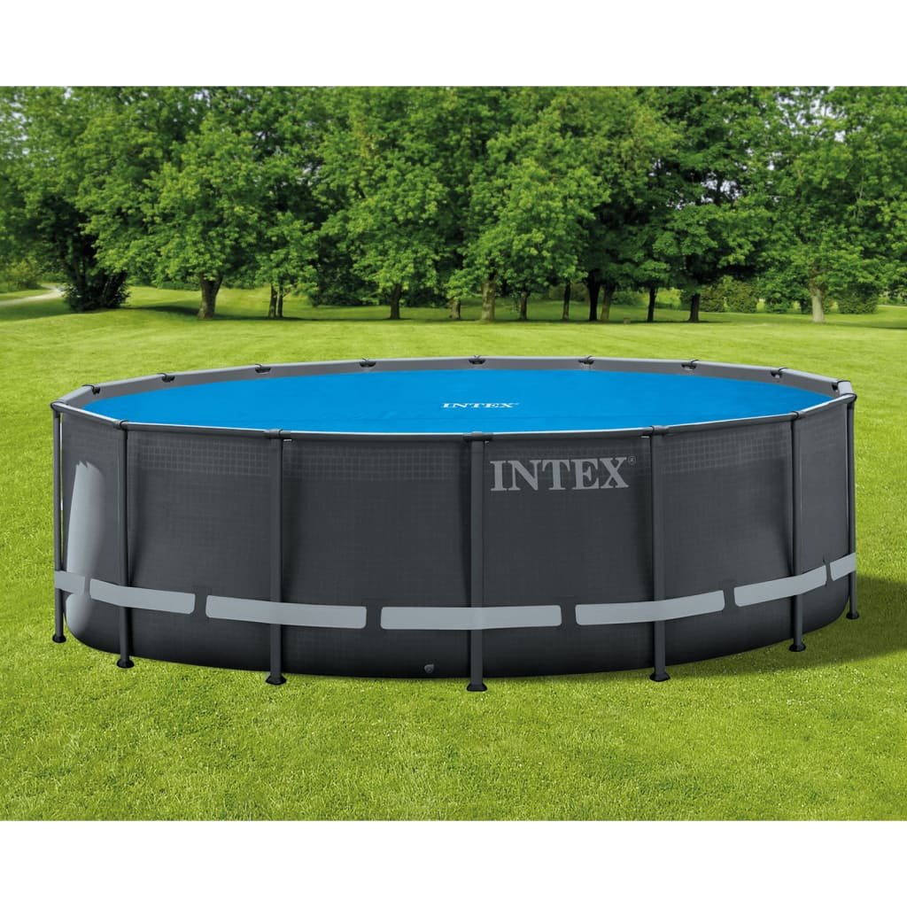 Intex Solarna plandeka na basen, niebieska, 470 cm, polietylen