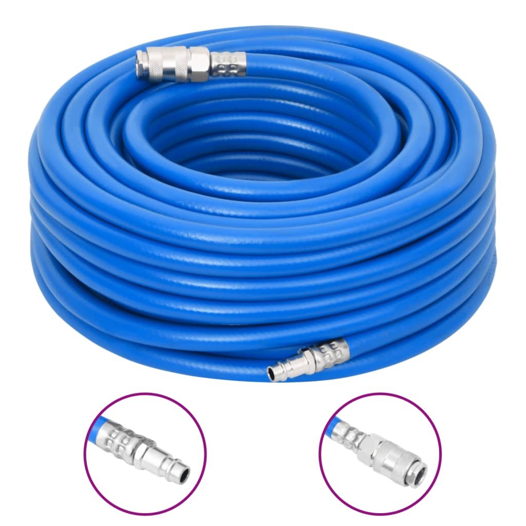 vidaXL Wąż pneumatyczny, niebieski, 20 m, PVC