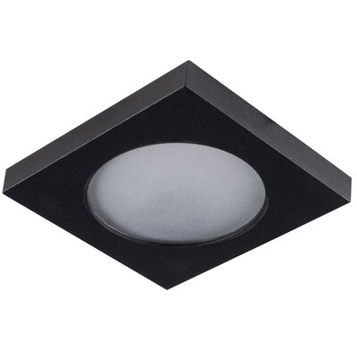 Kanlux Oprawa punktowa FLINI IP44 DSL-B czarna kwadratowa bez oprawki 33120 33120