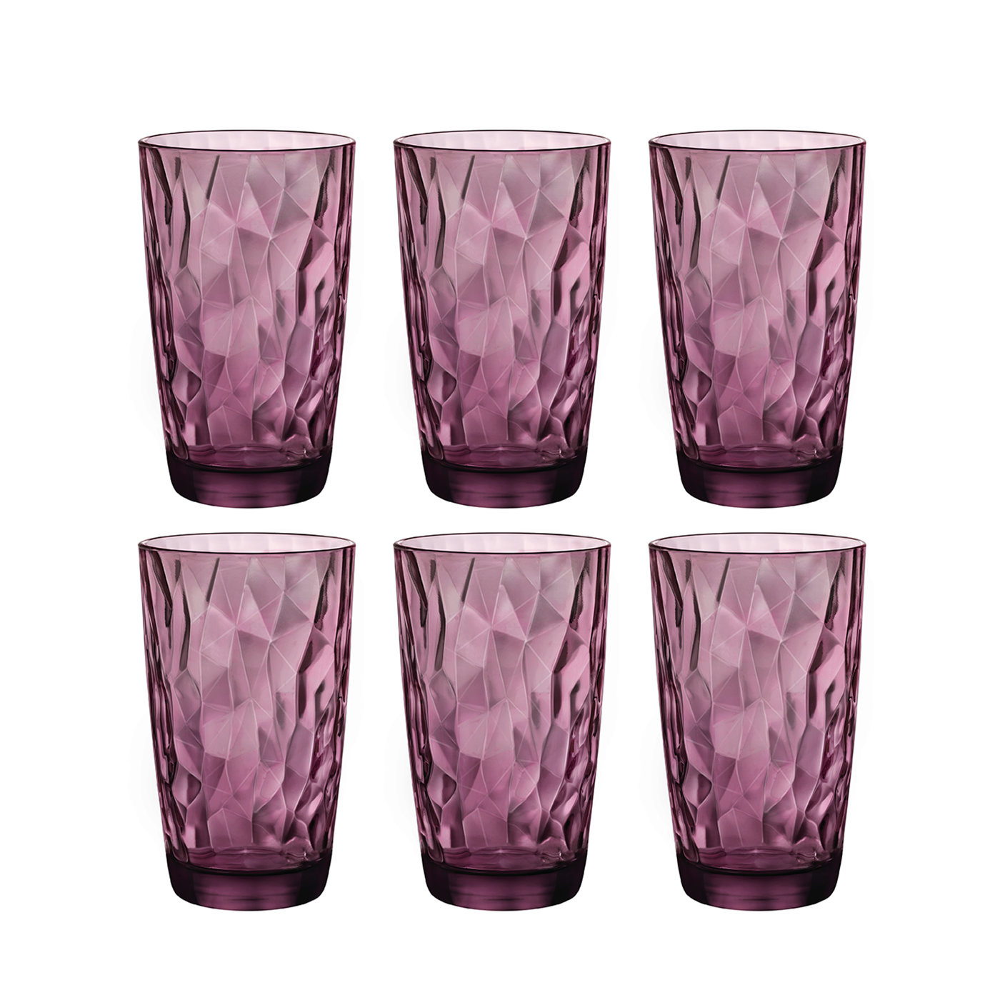 Zestaw szklanek long drink Bormioli Rocco Diamond 470 ml 6 sztuk