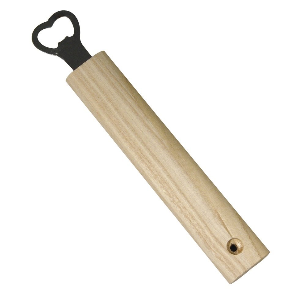 Rayher 62283000 otwieracz do butelek, FSC Mix Credit, 20 x 3 cm, z uchwytem z drewna 62-283-000
