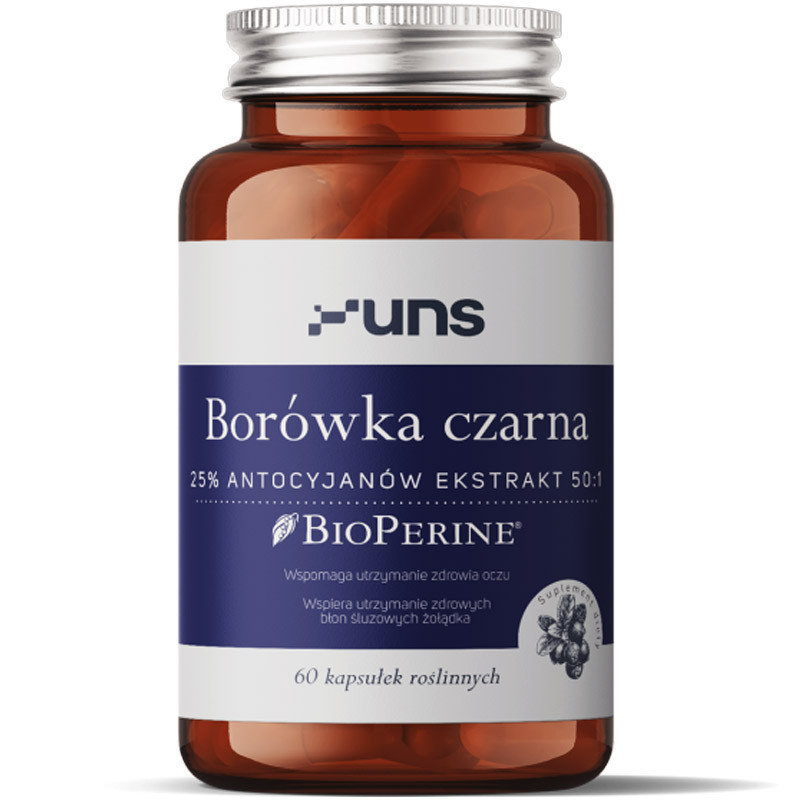 UNS Borówka Czarna 60 kapsułek (5904238962077)