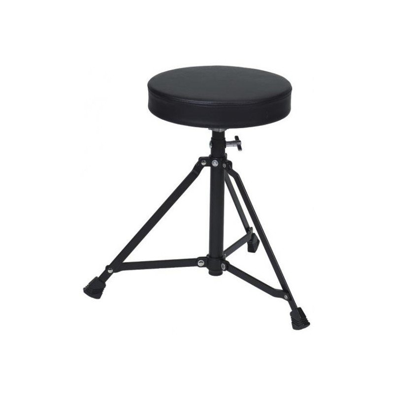 Gewa PURE pure DT-90 taboret do perkusji okrągły czarny, z regulacją wysokości, jednościężny PS805100