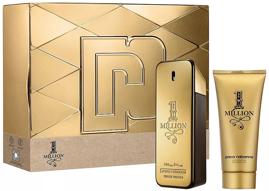 Zestaw Paco Rabanne 1 Million Woda toaletowa 100 ml + Żel pod prysznic 100 ml (3349668603619)