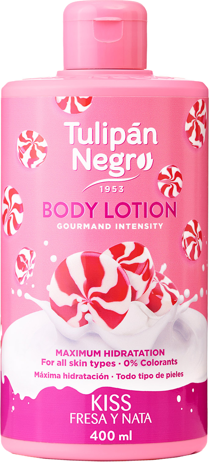 Balsam do ciała Tulipan Negro Truskawkowy krem 400 ml (8410751036074)
