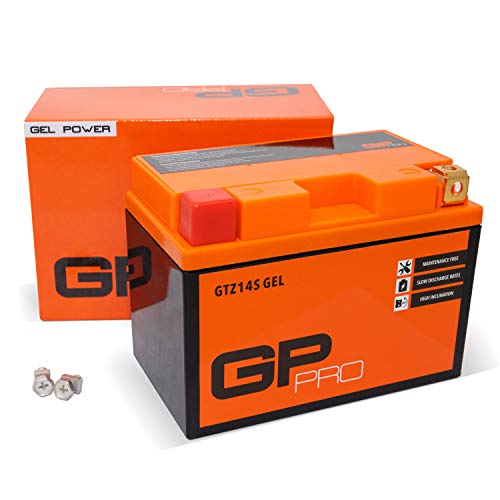 GP-PRO GTZ14S 12 V 11,2 Ah akumulator żelowy (podobny do YTZ14-S / YTZ14S-BS) (bezobsługowy i zamknięty) akumulator motocyklowy