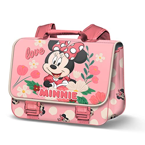 Minnie Mouse Garden-Cartable Plecak 2.0, różowy, różowy, Jeden rozmiar, Plecak Cartable 2.0 Ogród