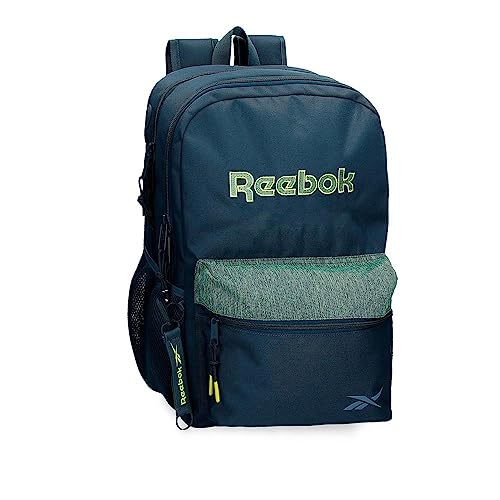 Reebok Summerville Plecak Podwójna komora Niebieski 31x44x15 cms 20,46L Poliester, niebieski, Talla única, Podwójny plecak Komora