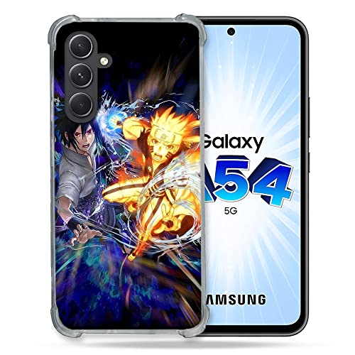 Cokitec Wzmocnione szkło hartowane dla Samsung Galaxy A54 5G Manga Naruto VS