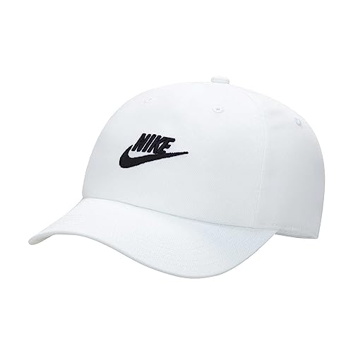 Nike FB5063-010 K NK Club cap US CB FUT WSH Czapka z daszkiem Unisex Dziecko Czarny/Biały Rozmiar 1SIZE
