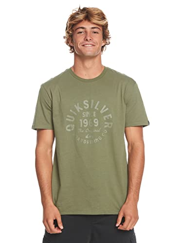 Quiksilver Podstawowa koszulka męska zielona S