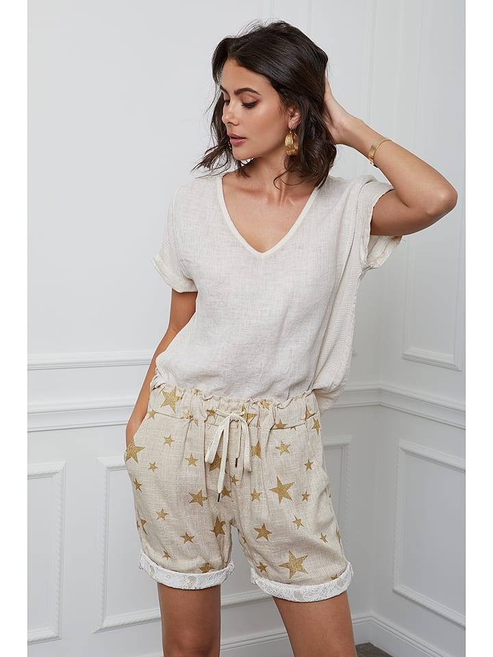 Fleur de Lin Lniana koszulka 